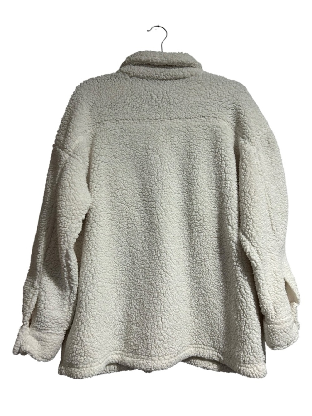 32 Degrees Ladies' Super Soft Cozy Over Shirt Jacket, Cream M/L - Picture 7 of 9